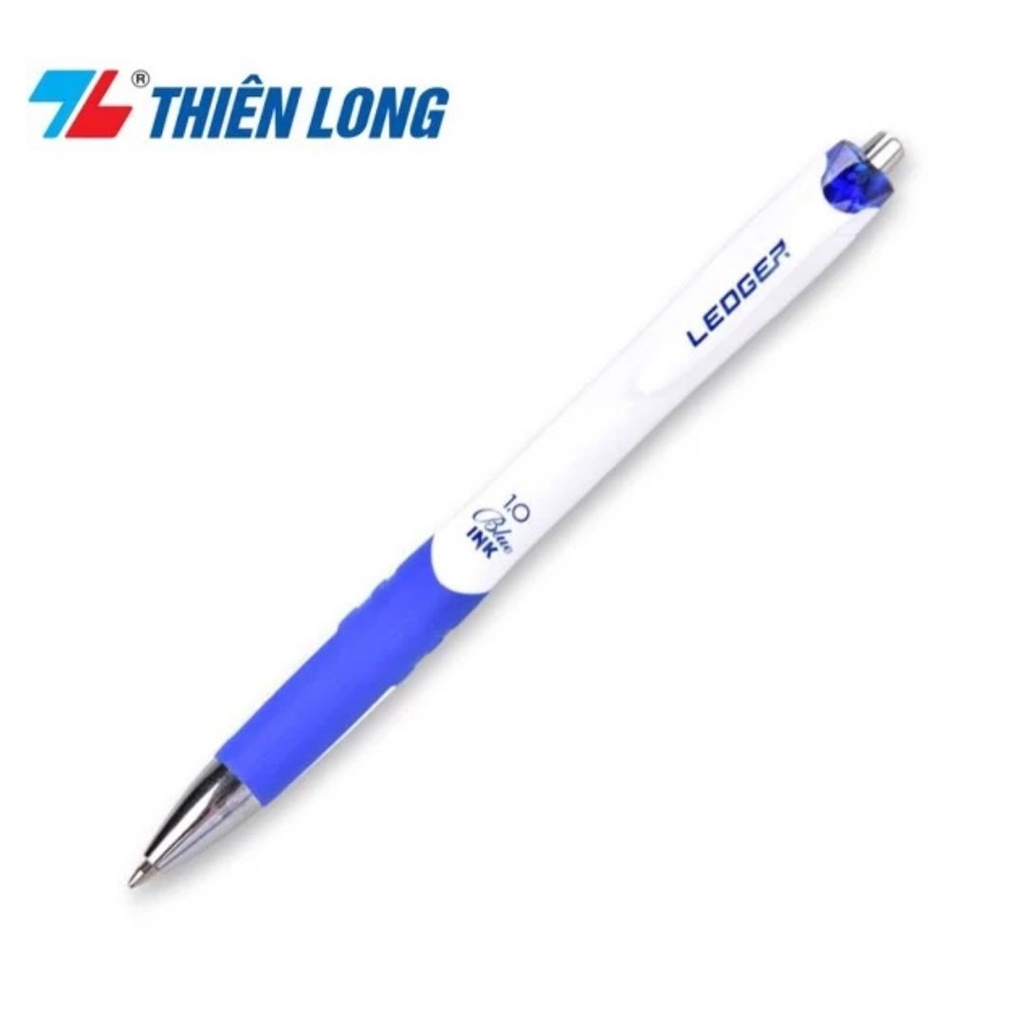 [ Chính hãng ] Bút bi bấm Thiên Long LEDGER 1.0mm TL-102 ( 2 cây / túi ) hàng có kiểm tra chất lượng và an toàn