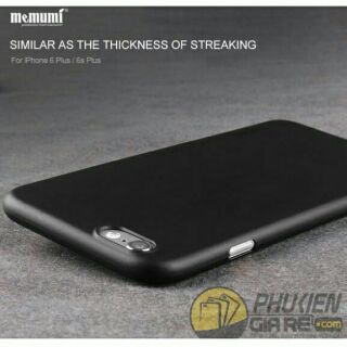 Ốp lưng nhám siêu mỏng hãng memumi cho iphone 6 plus/6s plus