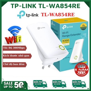 Kích wifi TP-LINK TL-WA854RE , Tốc Độ 300Mbps , Chức năng điều khiển LED bao gồm Chế độ ban đêm cho giấc ngủ yên bình