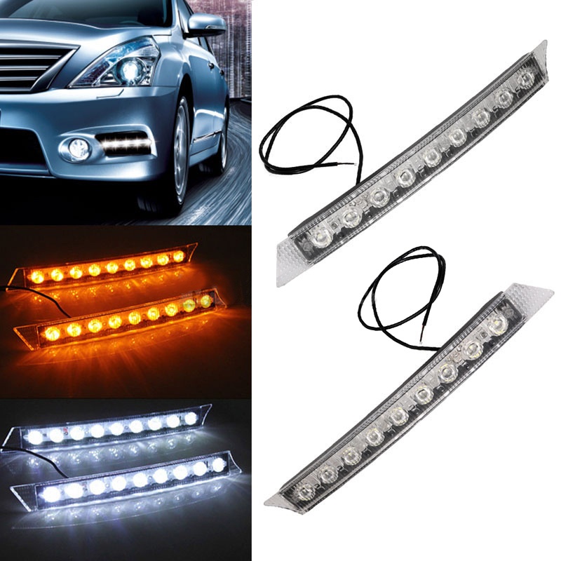 Bộ 2 Dây Đèn LED DRL Trang Trí Chạy Ban Ngày
