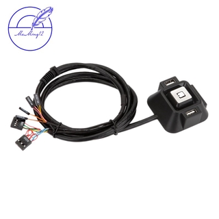 Nút khởi động nguồn rời cho máy tính với cổng mở rộng USB kép và đầu cắm giắc tay nghe