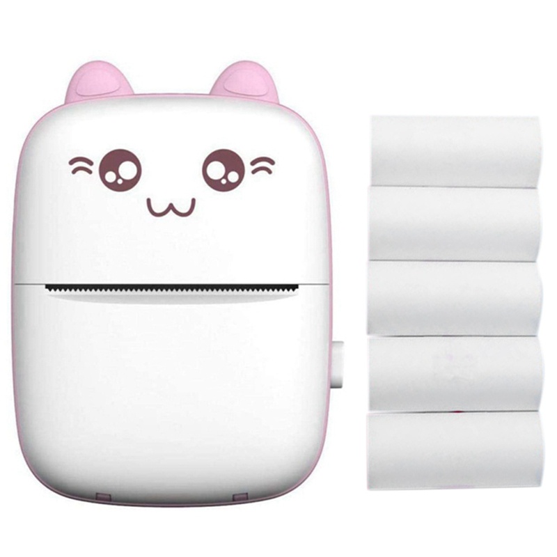 Máy in nhiệt mini bỏ túi kết nối Bluetooth cho học sinh