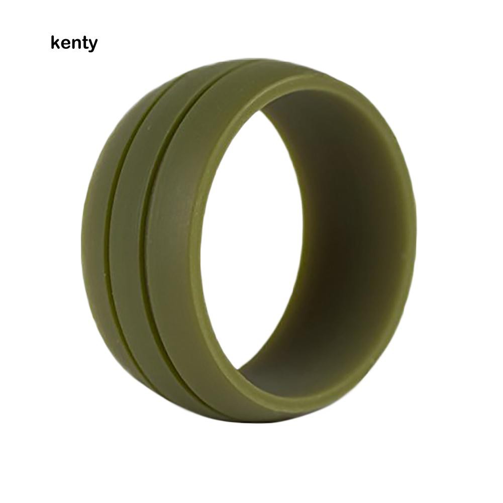 Kt★Nhẫn Silicone Dẻo Thời Trang Cho Nam Nữ