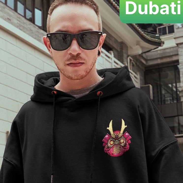 ÁO HOODIE NAM NỮ CHẤT NỈ QUỶ ONI SAMURAI TAY DÀI FROM RỘNG PHONG CÁCH NHẬT BẢN- DUBATI FASHION