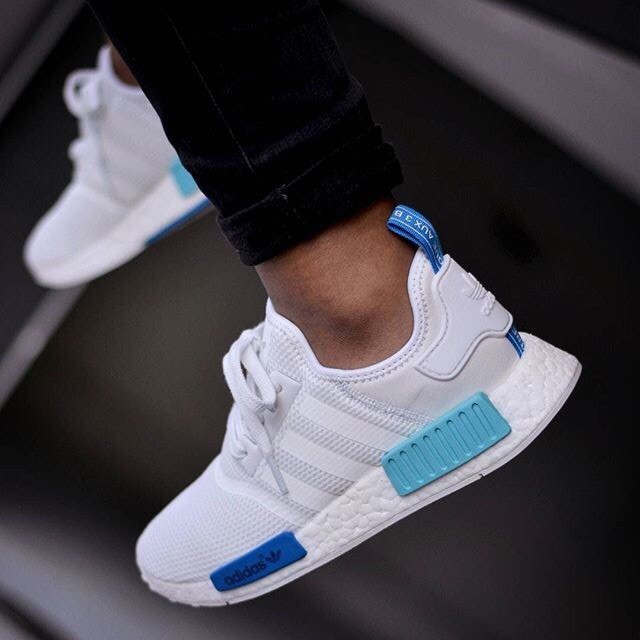 new   Giày thể thao NMD R1 2017-WHITE BLUE