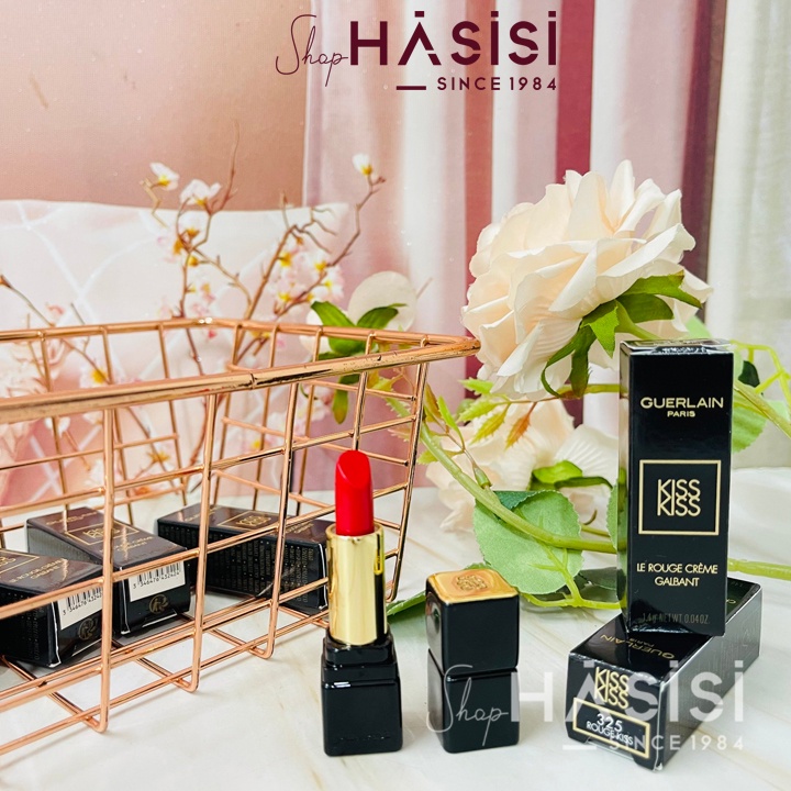 Son Thỏi GUERLAIN(NHI) - Kiss Kiss Creamy Shaping Lip Colour 1.4g