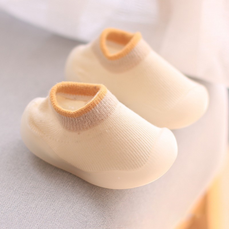 Giày Sneaker Đế Mềm Phối Màu Dễ Thương Cho Bé Tập Đi Walkers