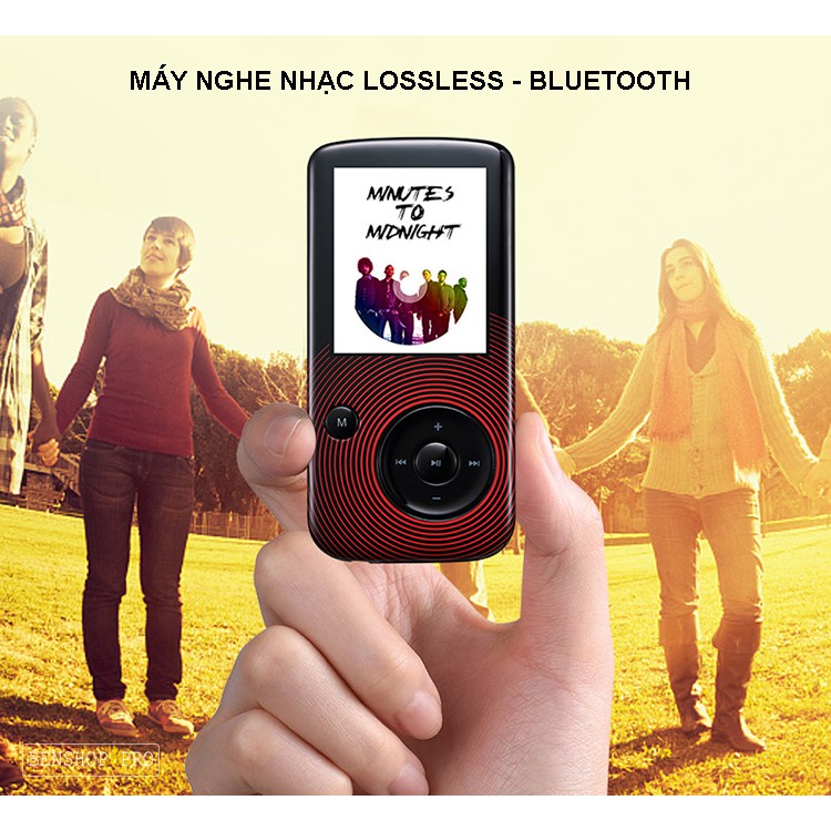 Tổng xả kho máy nghe nhạc Lossless Bluetooth cho học sinh sinh viên Aigo MP3-209 (Tặng tai nghe) (đỏ)