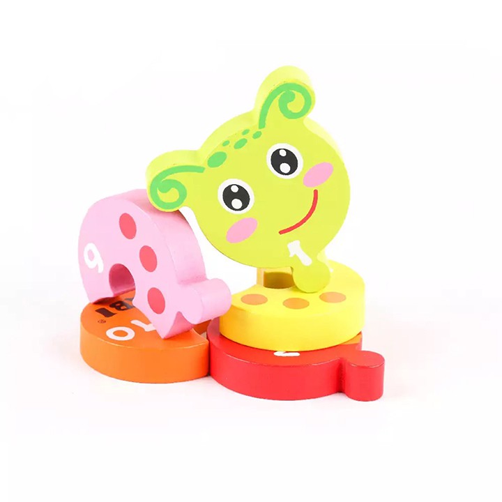 Đồ chơi giáo dục - Ghép hình học số cho bé - DOZKIDZ