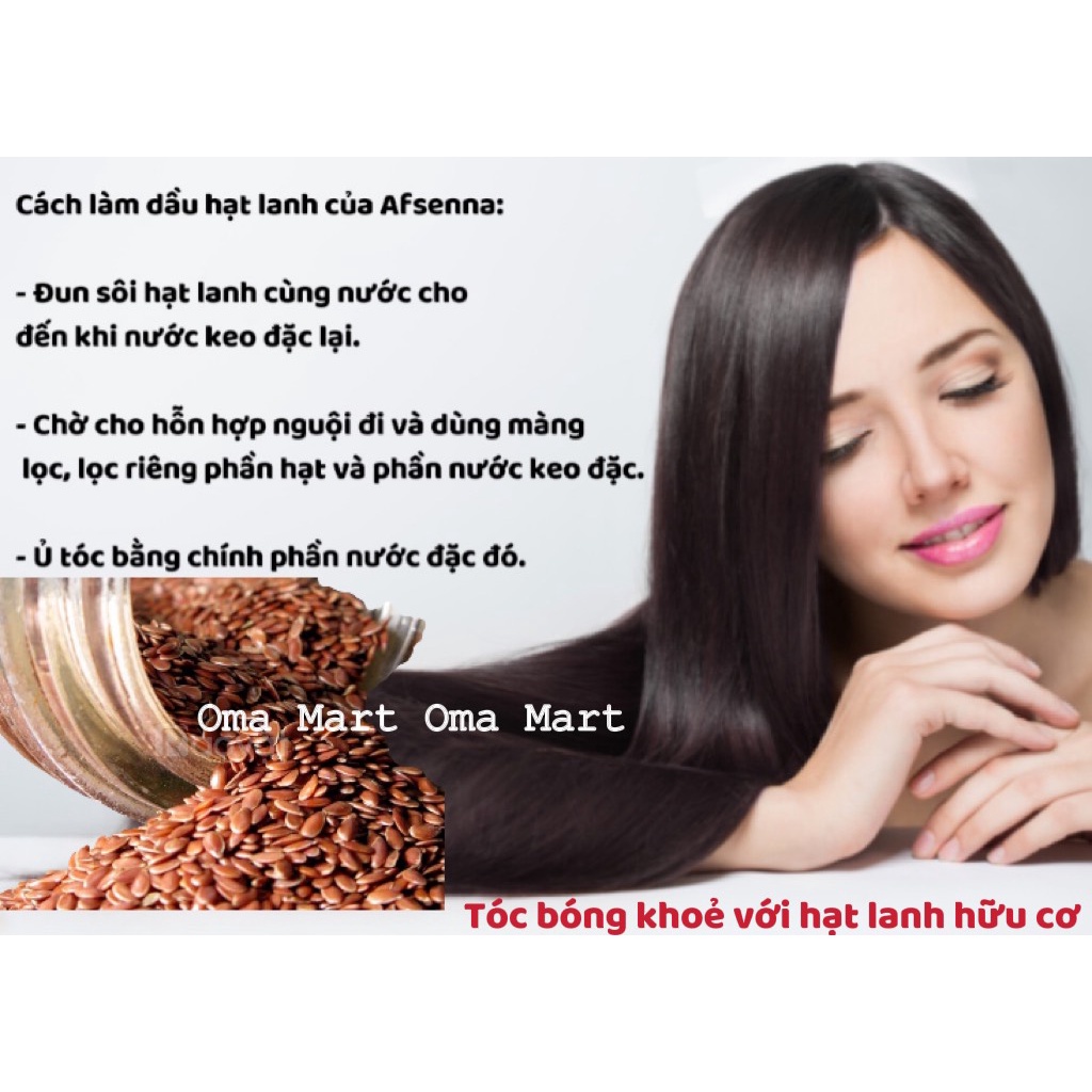 Hạt Lanh Nâu Hữu Cơ Markal 500g