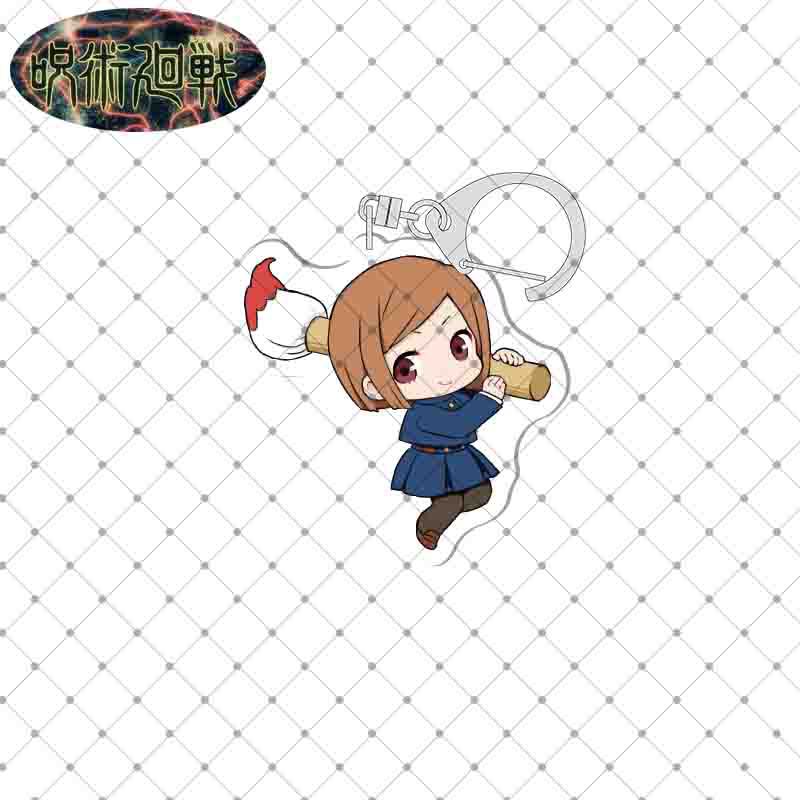 Móc khóa acrylic họa tiết nhân vật Jujutsu Kaisen Gojo Satoru Megumi Yuji Itadori