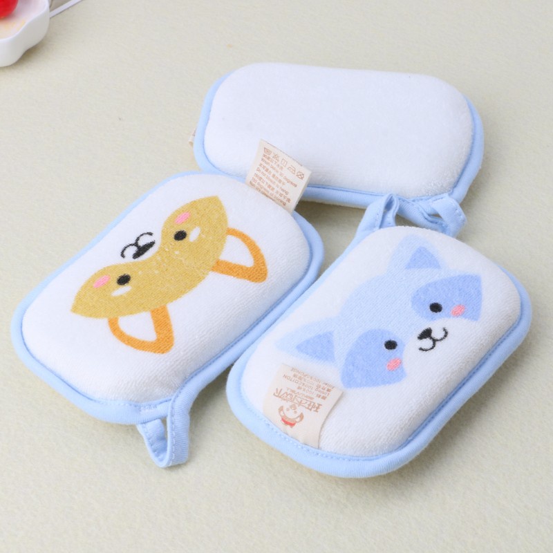 Mút xốp tắm cotton chà rửa cơ thể dành cho bé sơ sinh