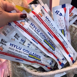 Serum Tươi Dưỡng Trắng Da Siêu Tốc HYLU COLLAGEN Bio Skin 10ml - Thái Lan