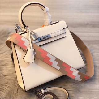 Túi HM Kelly size 25 khoá bạc