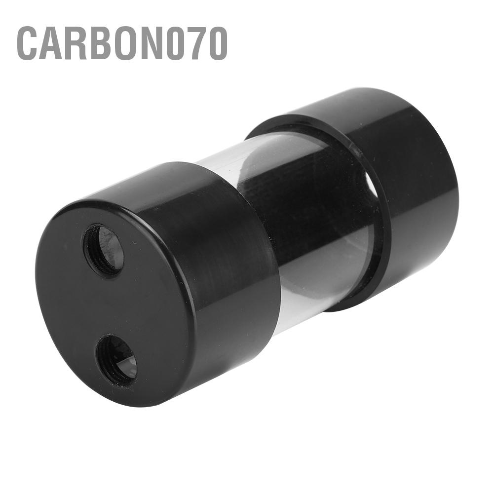 Hàng Sẵn Bể chứa nước làm mát máy tính hình trụ trong suốt 100MM để thu hút lâu dài【Carbon070】