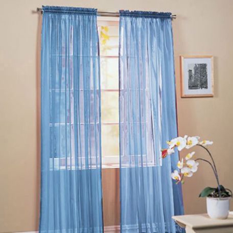 Rèm cửa sổ Vải Tuyn Trong Suốt 1*2m Nhiều Màu Hiện Đại Chất Lượng Cao