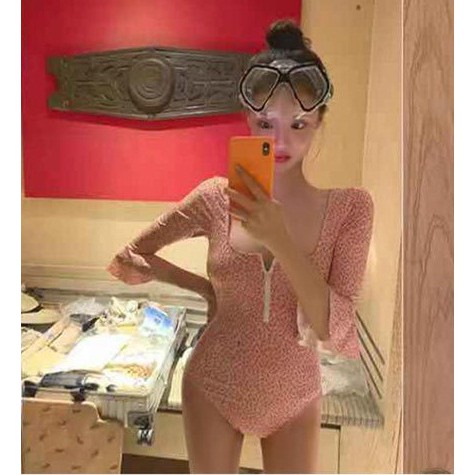 Bikini Đồ bơi nữ dài tay hoa nhí - Hàng Quảng Châu cao cấp