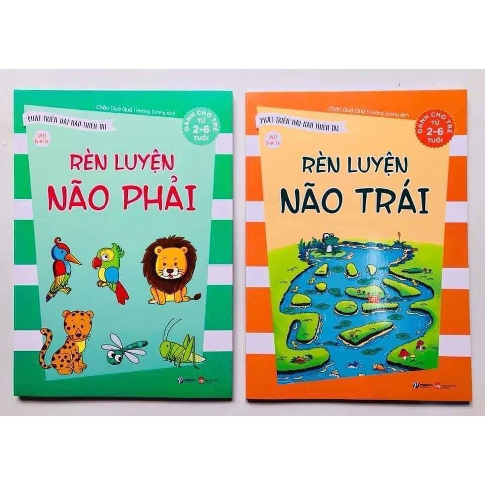 Sách Rèn luyện não trái, não phải (2 cuốn)