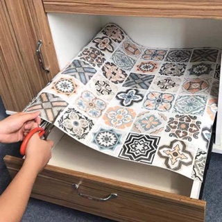 Decal gạch bông trang trí cuộn gần 600 ô kt: 10m x 0,6m