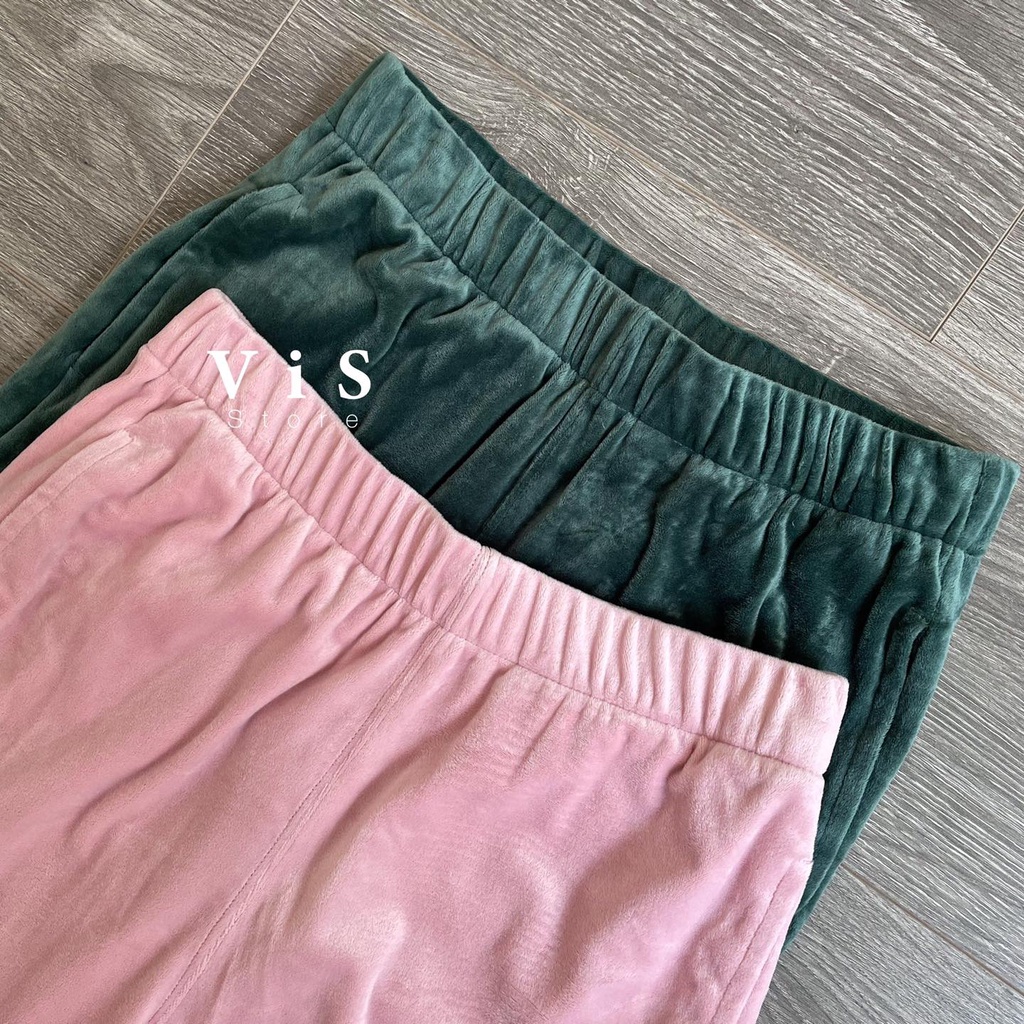 Jogger mùa đông nữ chất nhung