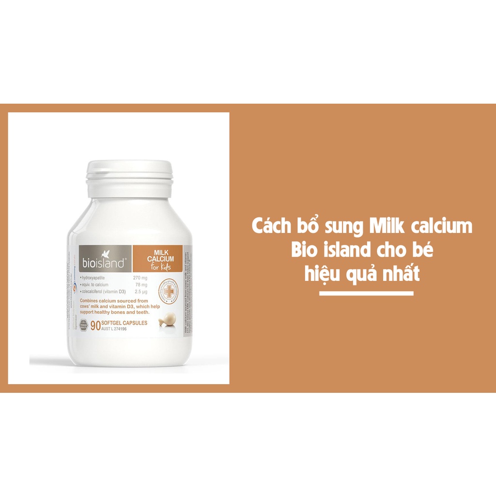 SỮA BỔ SUNG CANXI BIO ISLAND MILK CALCIUM