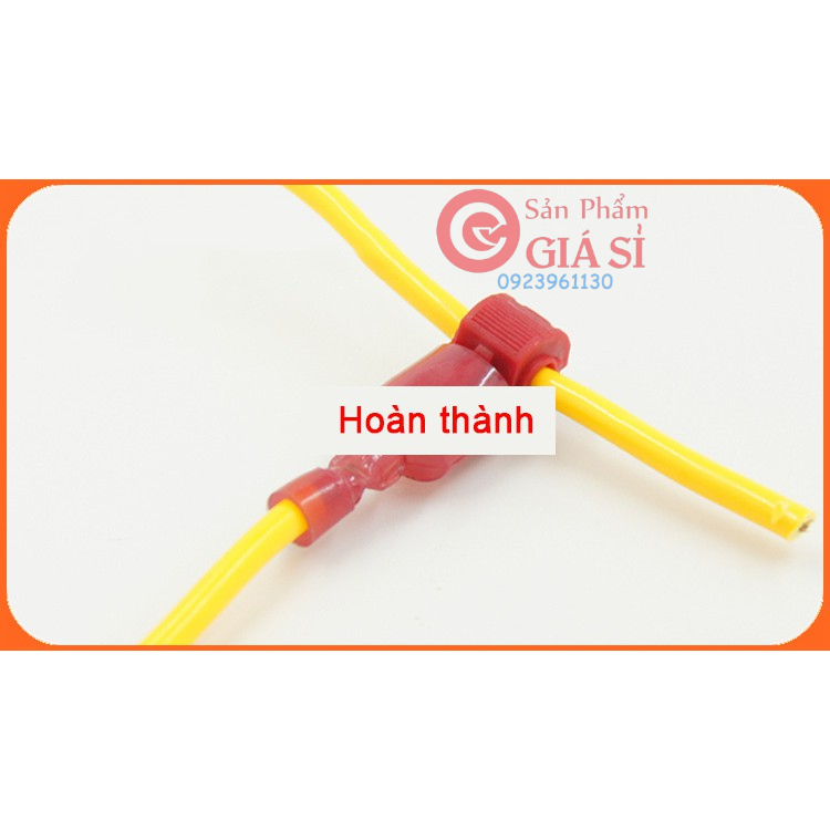 Combo 50 cút nối dây điện nhanh chữ T2 cho dây từ 1 - 2.5mm2 ❤️freeship❤️
