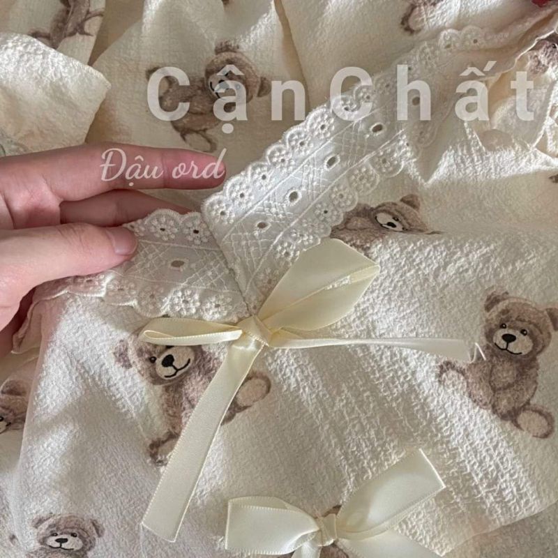 Bộ Đồ Gấu Thời Trang Nữ Dễ Thương