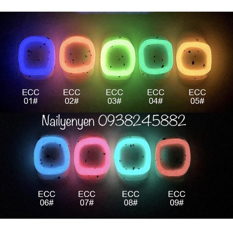 Gel vẽ nổi 5D phát sáng