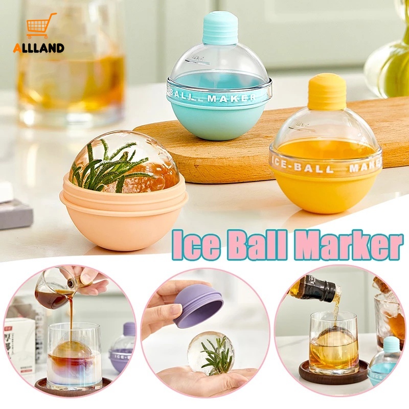 Khuôn Silicone Làm Đá Viên Hình Bóng Đèn Tròn Có Nắp Đậy Chống Rò Rỉ Tiện Dụng Cho Nhà Bếp