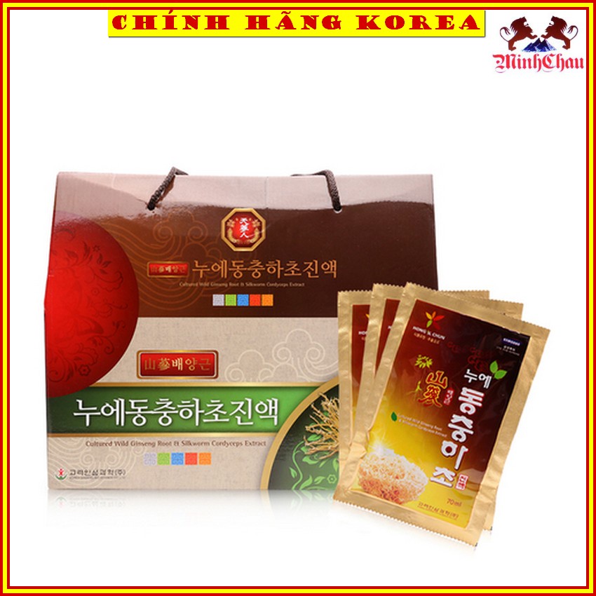 Nước Đông Trùng Sâm Núi Bio Hàn Quốc, Hộp 30 gói, minhchau