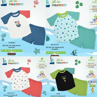 Bộ cộc tay bé trai lullaby raglan cực đẹp hè 2022