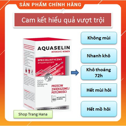LĂN NÁCH NỮ 50ML (AQUASELIN CHÍNH HÃNG) CAM KẾT HIỆU QUẢ MẠNH | BigBuy360 - bigbuy360.vn