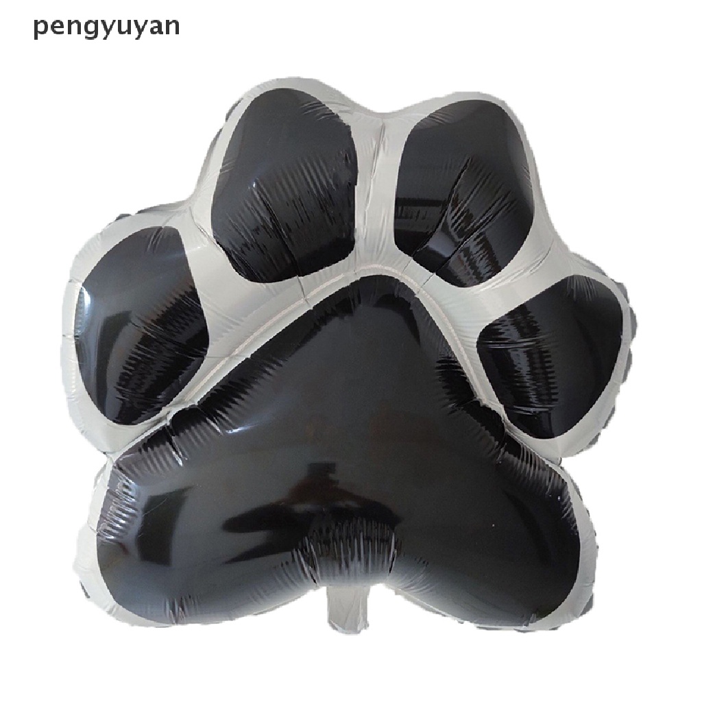 [pengyuyan] Đồ Chơi Bóng Bay In Hình Dấu Chân Chó Mèo Cho Thú Cưng