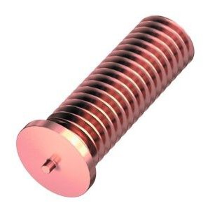 Bu lông hàn chập mạ đồng M5x10 - túi 50 cái