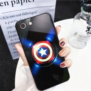 Ốp Lưng Dạ Quang - Khiên Captain ( Evengers ) - Dành cho iphone