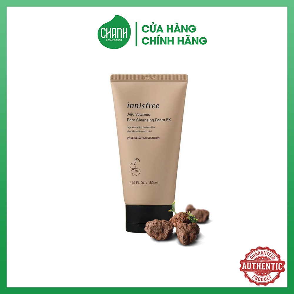 Sữa rữa mặt Innisfree Jeju Volcanic Pore Cleansing Foam EX (mẫu mới)