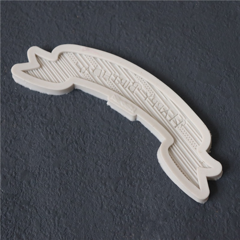 Khuôn Silicone Tạo Hình Chữ HAPPY BIRTHDAY Trang Trí Bánh