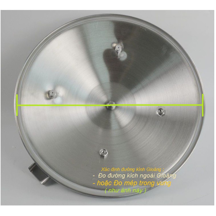 Gioăng tròn đặc nồi áp suất gas 2 quai Supor, Sunhouse