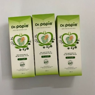 - nước tắm gội thảo dược dr papie 230ml