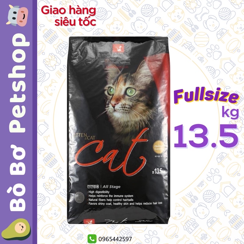 Thức ăn cho mèo Cat's Eye túi 13,5kg