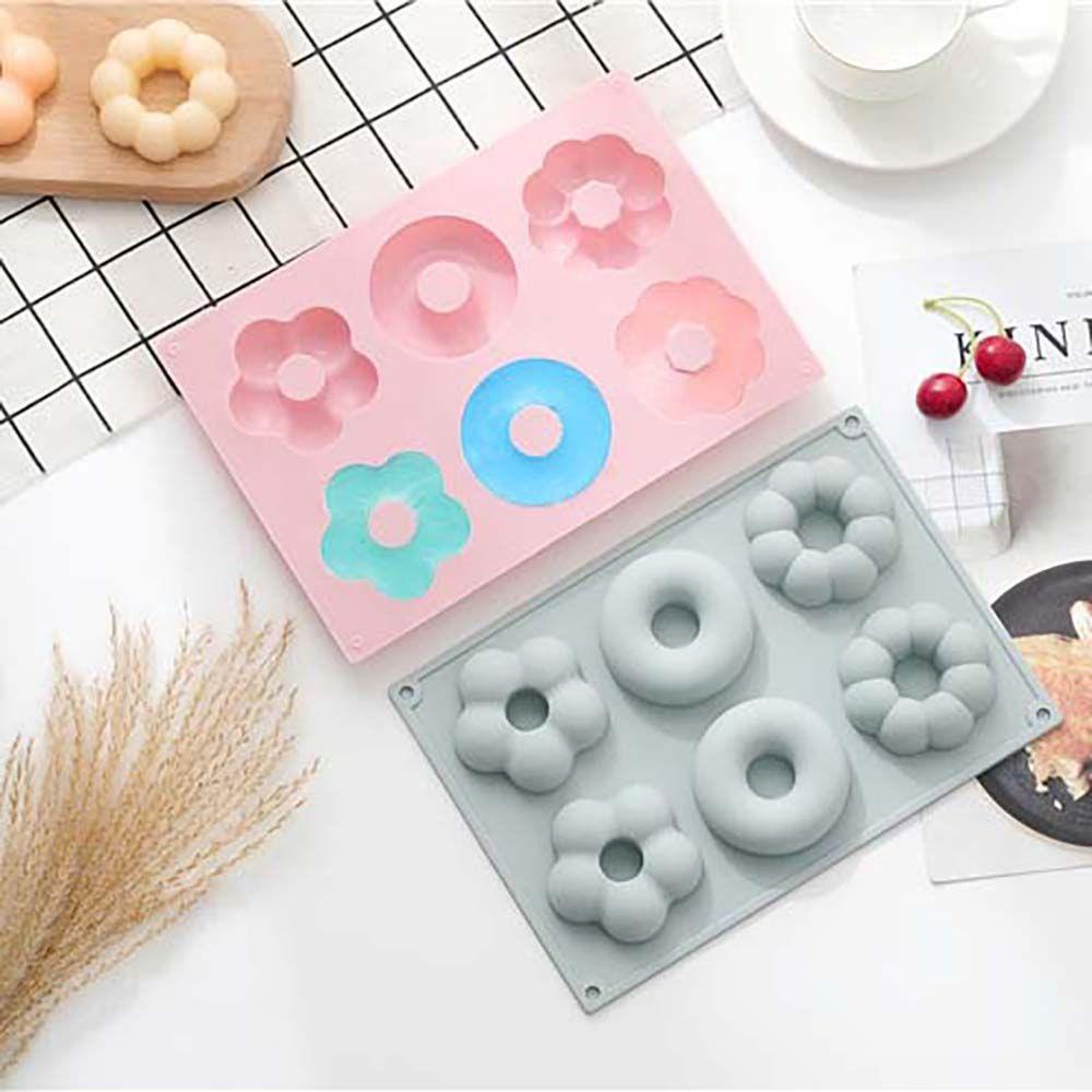 Khuôn Làm Bánh Donut / Socola / Pudding Bằng Silicone DIY 1