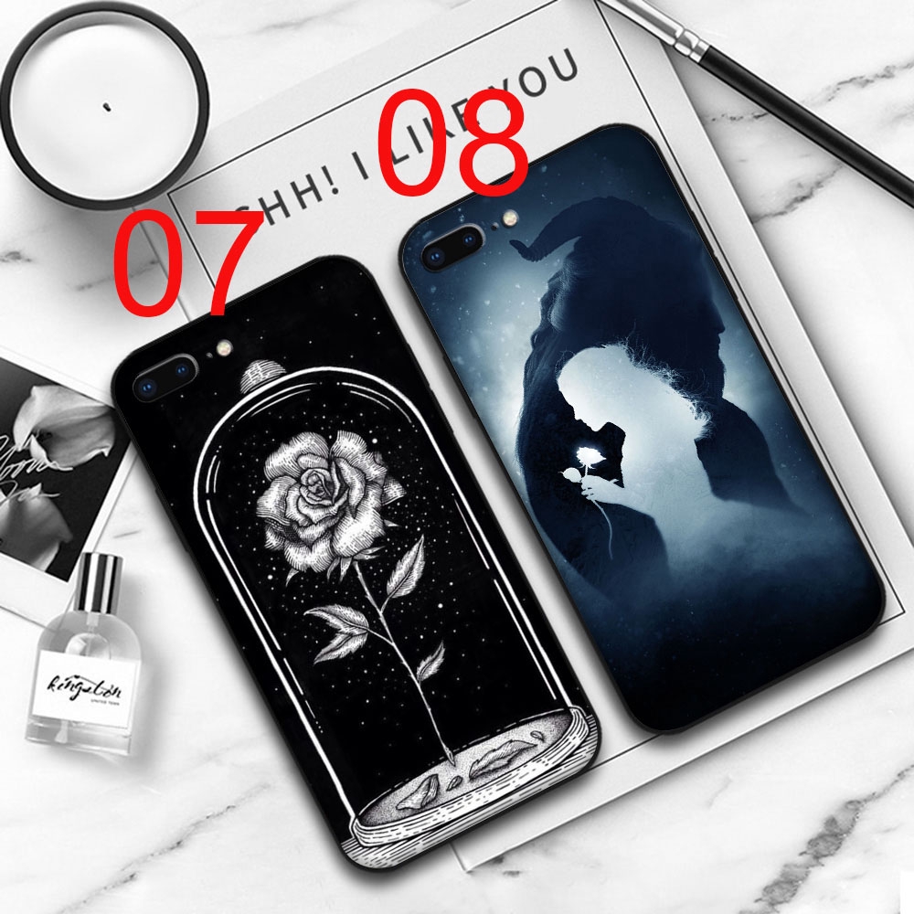 Ốp Điện Thoại Mềm Hình Beauty And The Beast Yu18 Cho Iphone 12 Mini Pro Max 5 5s Se