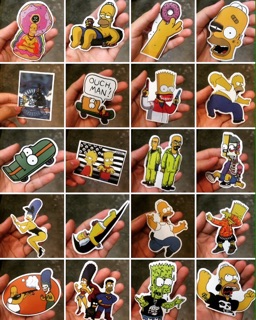 STICKER SIMPSON