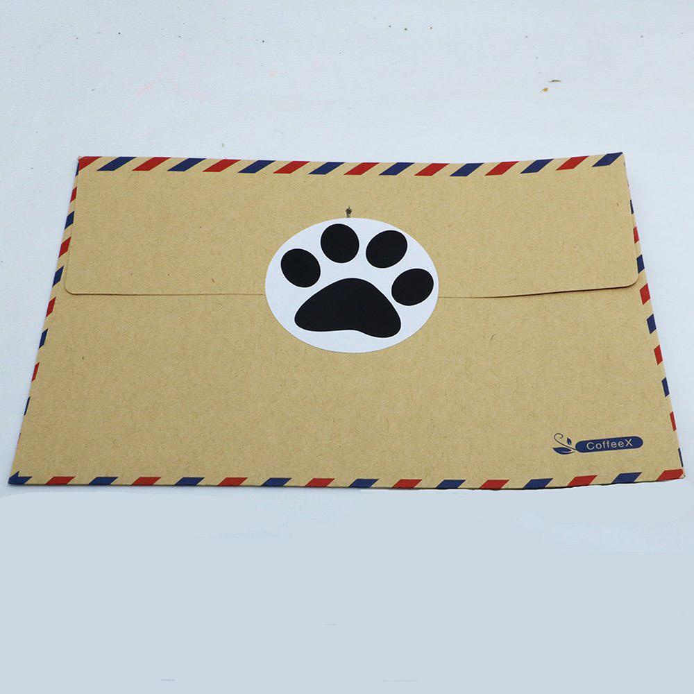 AUGUSTINE Miếng Dán 1 Inch In Họa Tiết Dấu Chân Chó / Mèo Màu Đen Trang Trí Đa Ứng Dụng