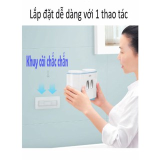 [Giá sỉ] Bộ nhả kem đánh răng 4 cốc Ecoco