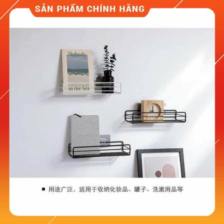 [ HÀNG SIÊU TỐT]  KỆ GÓC ĐEN INOX HÌNH CHỮ NHẬT