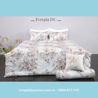 Bộ ga chun chần everon epm 22064 siêu mịn 160200