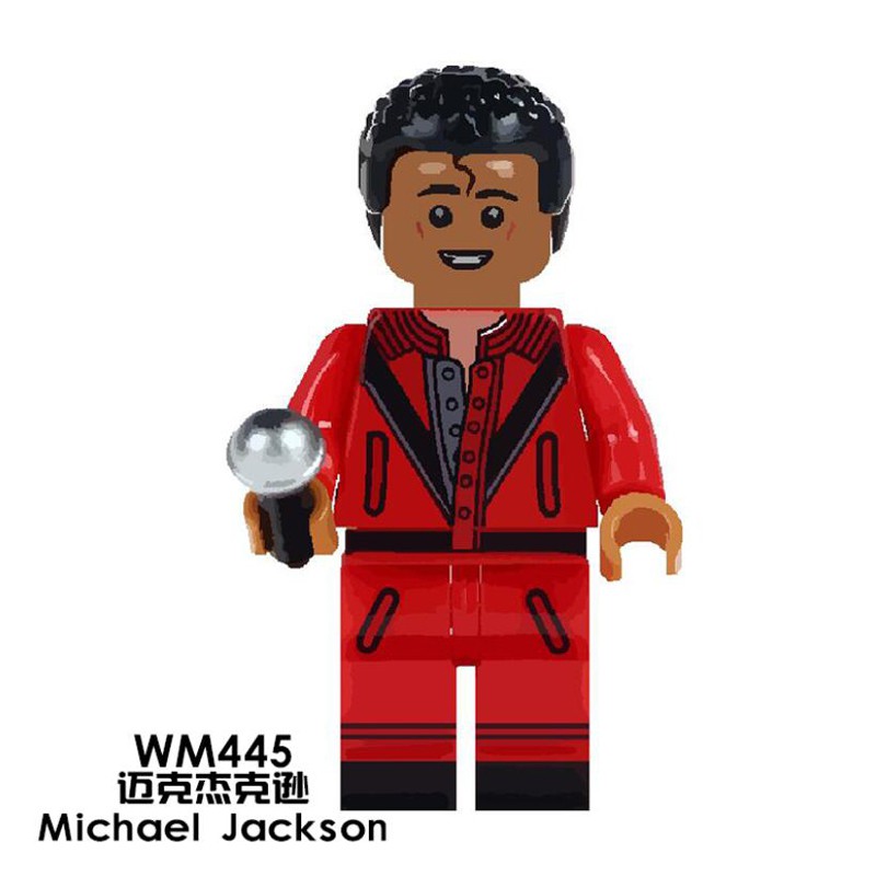 Bộ Đồ Chơi Lắp Ráp Lego Mr-Bean Marilyn Monroe Bruce Lee Chuck Norris Lucas WM6018 WM442