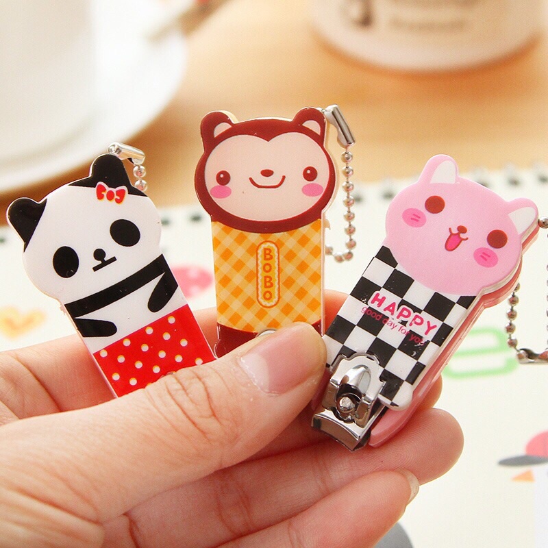 Bấm Móng Tay Kèm Móc Khoá Treo Hình Ngộ Nghĩnh Móc Khoá Bấm Móng Tay Hình Thú Cute