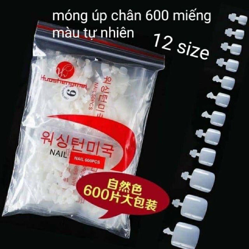 Móng úp chân 600 móng